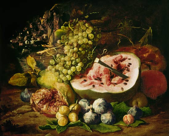 Still Life of Fruit on a Ledge de Frans Snyders