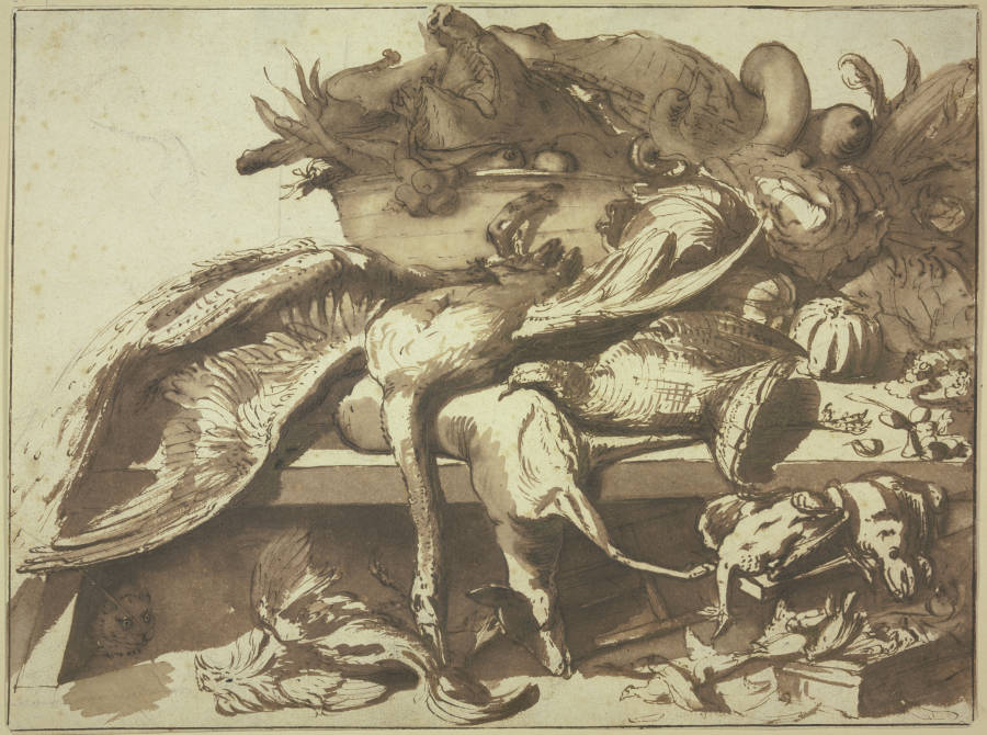 Totes Geflügel und Wildbret de Frans Snyders