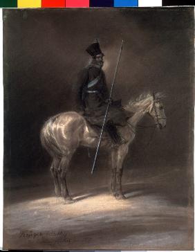 Cossack on horseback