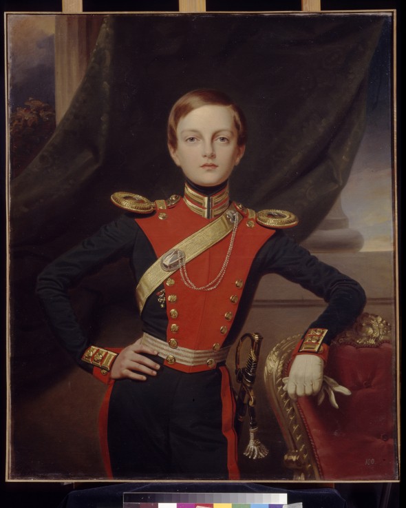 Portrait of Grand Duke Michael Nikolaevich of Russia (1832-1909) de Franz Krüger