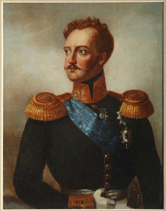 Portrait of Count Alexander von Benckendorff (1783-1844) de Franz Krüger