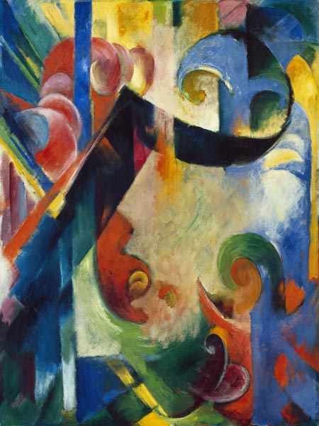 Broken forms de Franz Marc