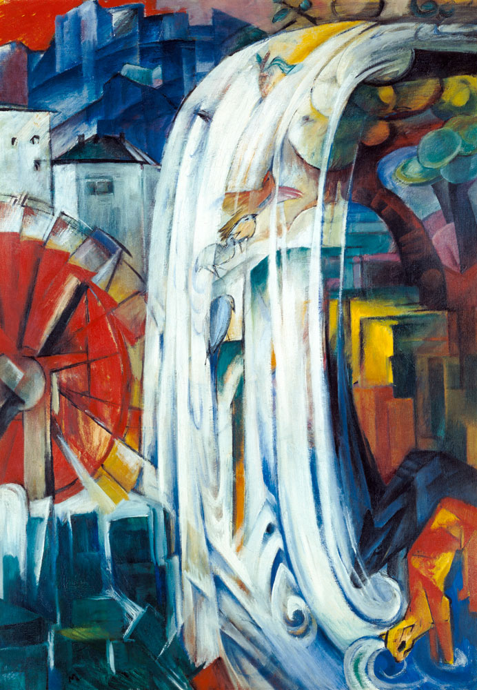 This one enchanted mill de Franz Marc