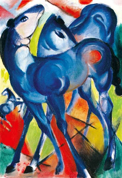 The Blue Foals de Franz Marc