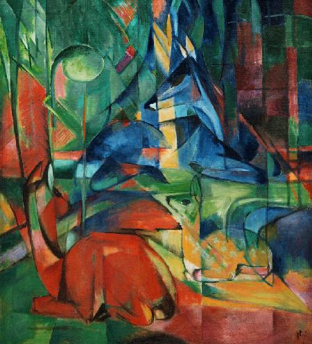 Deer in the woods (II) 1913/14