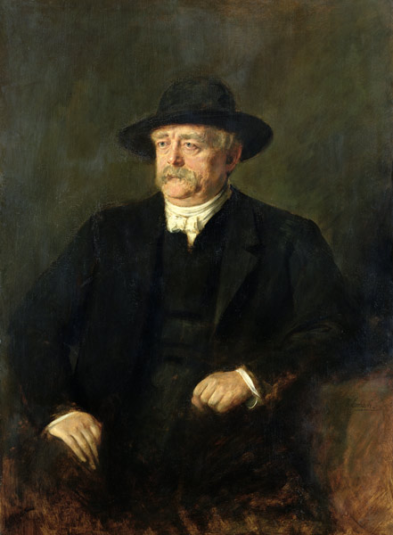 Chancellor Otto von Bismarck (1815-98) de Franz von Lenbach