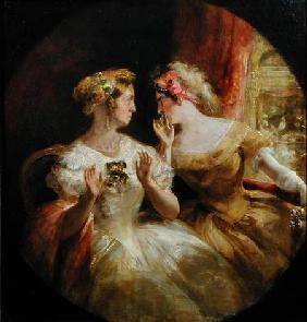 Ladies Gossiping at the Opera