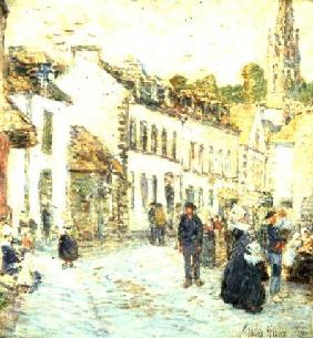 An Evening Street Scene, Pont Aven