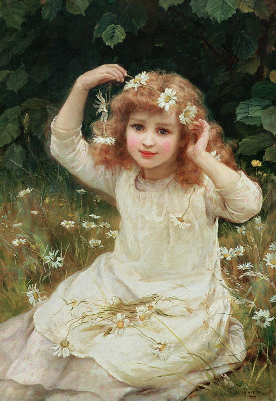 Marguerites, 1889 (oil on canvas) de Frederick Morgan