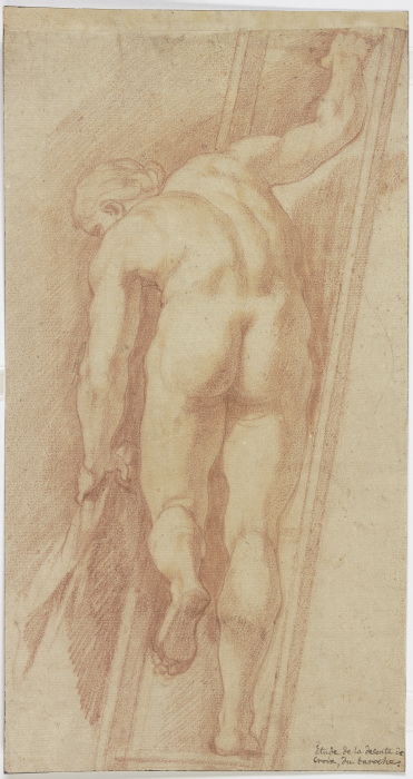 Detail der Kreuzabnahme als männlicher Akt de Federico Fiori Barocci