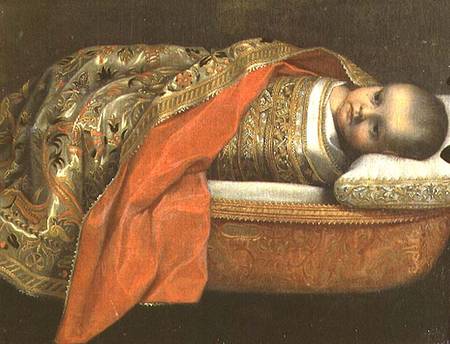 Portrait of the newborn Federigo di Urbino de Federico Fiori Barocci