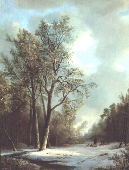 Winter Scene de Frederik Marianus Kruseman