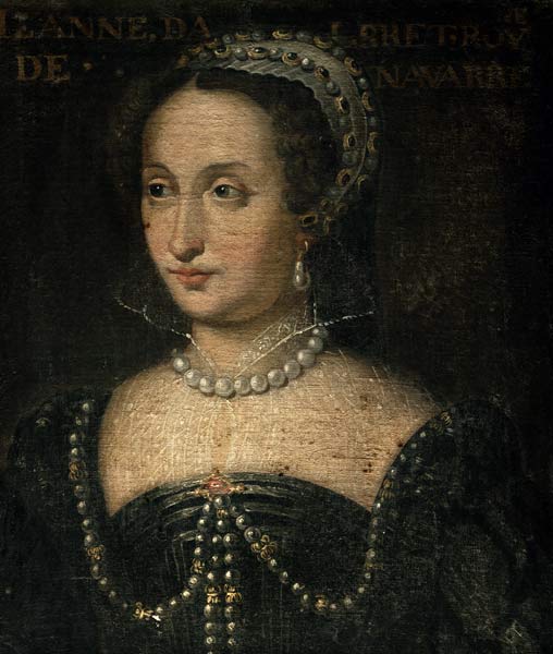 Jeanne III d''Albret (1528-72) de French School