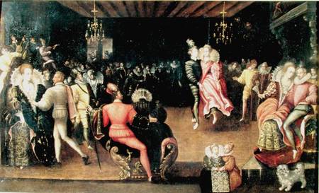 Ball at the Court of Valois de French School