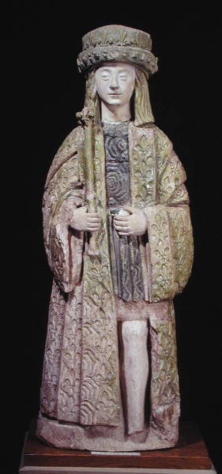 Statue of St. Louis (1214-70) de French School