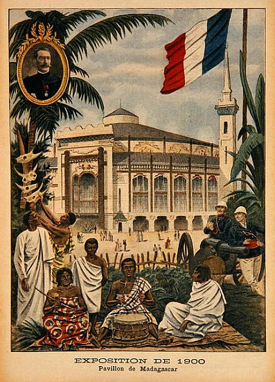 The Malagasy Pavilion at the Universal Exhibition of 1900, Paris, illustration from ''Le Petit Journ de French School