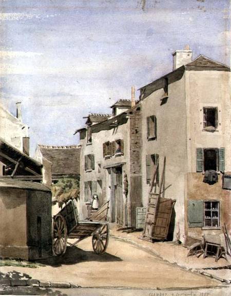 View of the Town of Clamart, France de French School