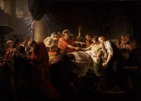 La muerte del Germanicus de Friedrich Heinrich Füger
