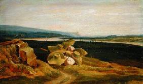 Landscape with Sun Hats