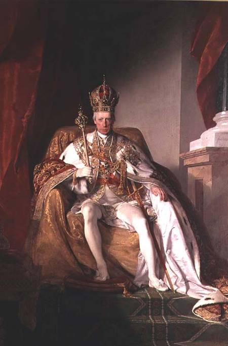 Emperor Francis I of Austria (1768-1835) de Friedrich von Amerling