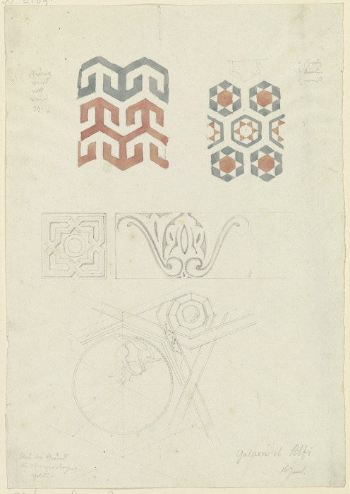 Geometrische und vegetabile Muster de Friedrich Maximilian Hessemer
