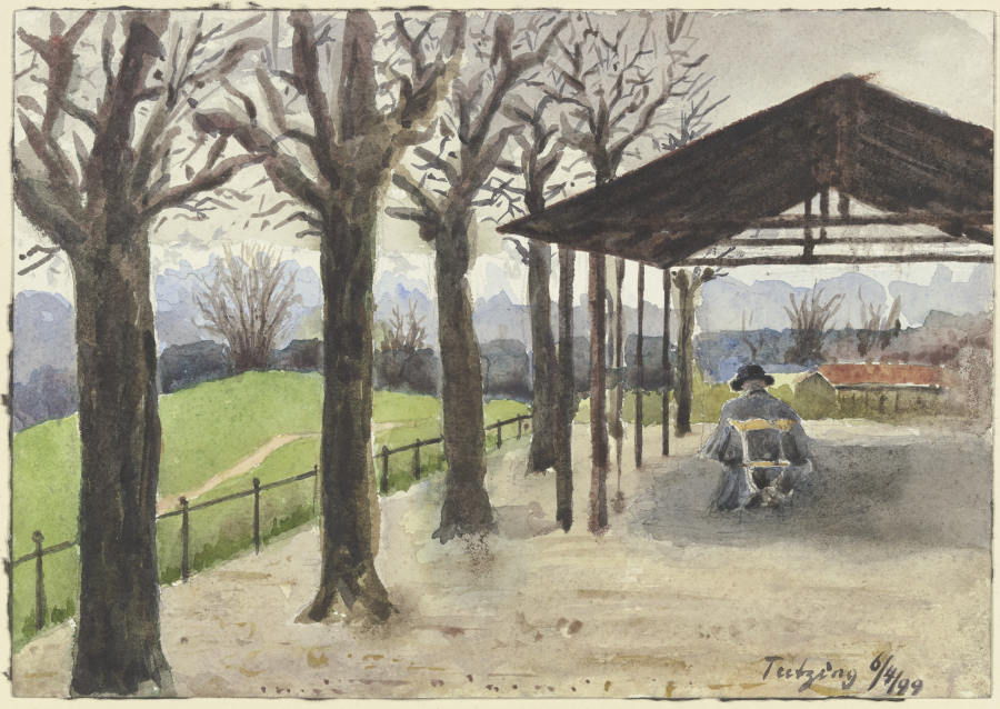 View from Tutzing de Fritz Hauck