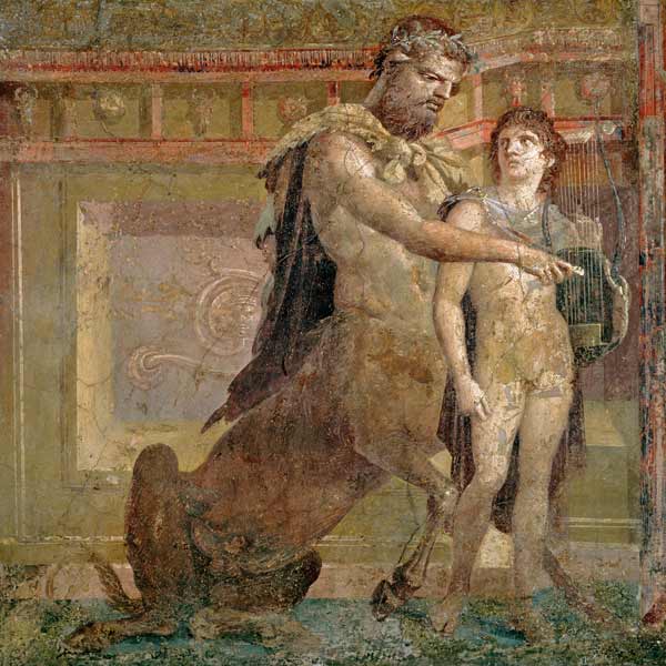 The Education of Achilles de from Herculaneum Chiron