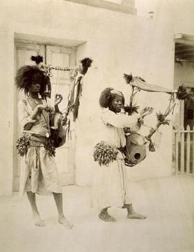 Nubian Musicians (sepia photo)