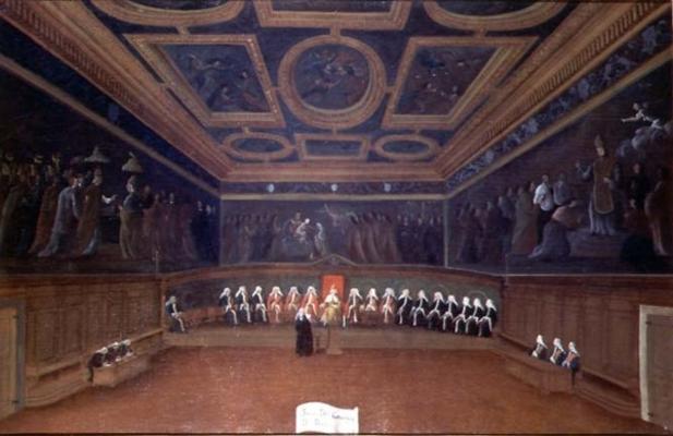 The Room of the Council of Ten, Doges' Palace, Venice de Gabriele Bella