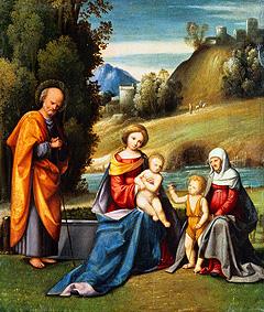 The St. family with Elisabeth and the Johannesknab