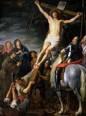 Raising the Cross, 1631-37 (oil on canvas) de Gaspar de Crayer