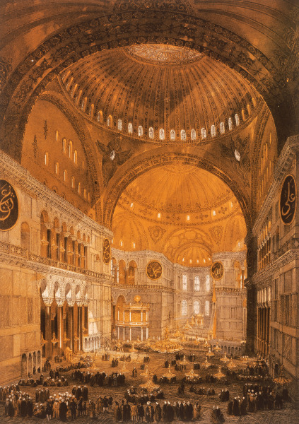 Constantinople , Hagia Sophia de Gaspard Fossati