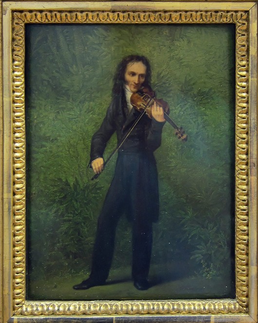 Portrait of Niccolò Paganini (1782-1840) de Georg Friedrich Kersting