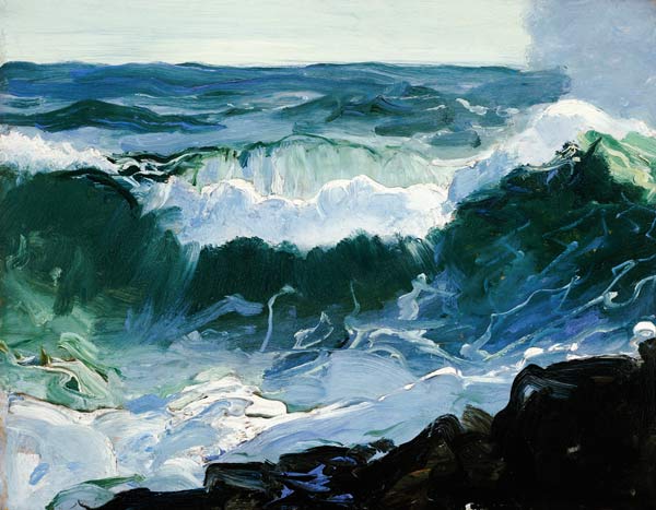 Die Sturzwoge. de George Bellows