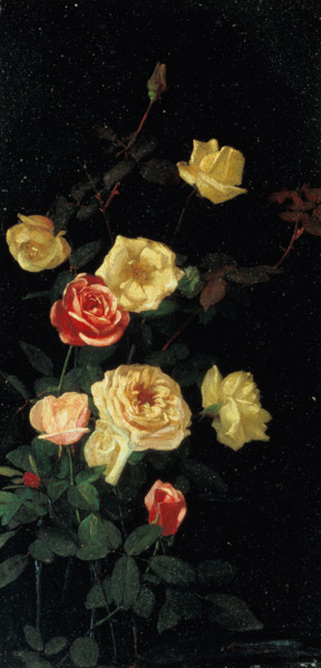 Roses in a full flower (I.) de George Cochran Lambdin