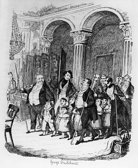 Public Dinners, illustration from ''Sketches Boz'', de George Cruikshank