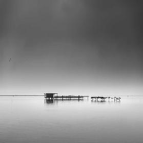 Hut in the mist