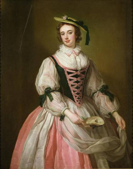 Portrait of Frances Macartney de George Knapton