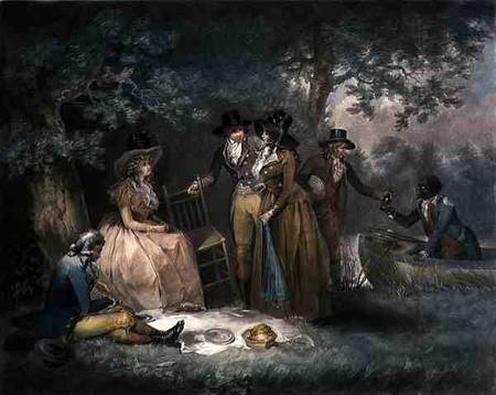 The Anglers' Repast, engraved by William Ward (1766-1826), pub. by J.R. Smith de George Morland