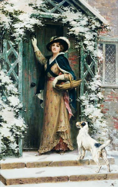 Into Christmas atmosphere de George Sheridan Knowles