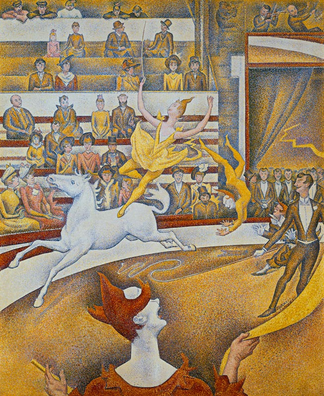 The circus de Georges Seurat