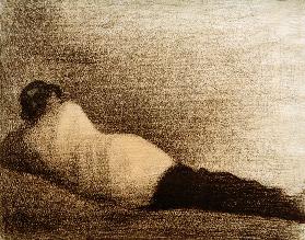 G.Seurat, Liegender Mann (Studie)