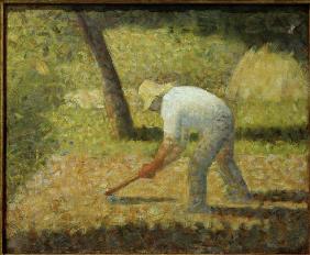 G.Seurat, Bauer mit Hacke