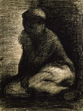 G.Seurat, Kauernder Knabe