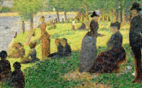 G.Seurat, La Grande Jatte (Ölstudie)