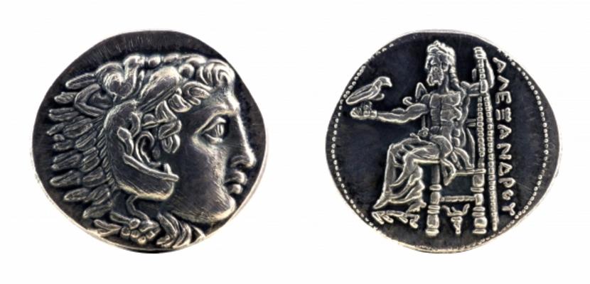 Greek silver tetradrachm from Alexander the Great de Georgios Kollidas