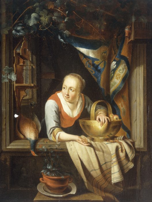 Dutch School, A young Woman. de Gerard Dou