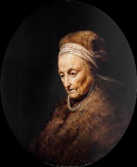 Portrait of Rembrandt's Mother