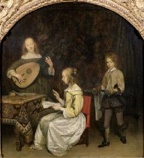 The Concert: Singer and Theorbo Player