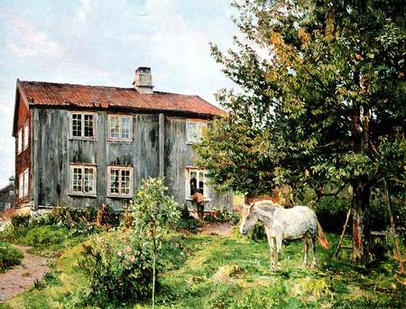 At the Farm de Gerhard Munthe